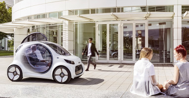 Smart Vision EQ ForTwo Concept รถต้นแบบสุดล้ำ รองรับแนวคิด "Car Sharing"