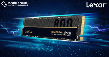 Lexar เปิดตัวอุปกรณ์เก็บข้อมูลระดับมืออาชีพ Lexar Professional NM800 M.2 2280 PCIe Gen4x4 NVMe SSD