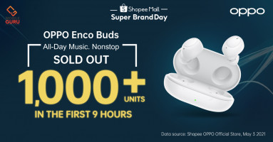 กระแสตอบรับล้นหลาม! OPPO Enco Buds หูฟังไร้สายน้องเล็กรุ่นล่าสุด ยอดจองกว่า 1,000 ชิ้น เพียง 9 ชั่วโมงแรก