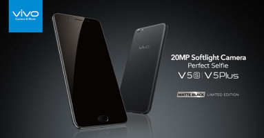 Vivo เปิดตัว V5 Plus และ V5s Matte Black Limited Edition เพิ่มพลังแห่งมนต์สะกดให้ชวนหลงใหล