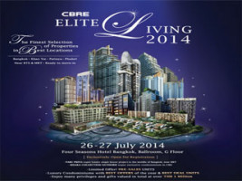CBRE ELITE LIVING 2014 โรงแรมโฟร์ซีซั่น กรุงเทพ 26-27 ก.ค. 57