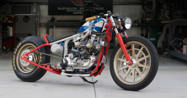 Harley-Davidson สไตล์ HOT-RODDED ผูกโบโดยสำนัก DP CUSTOMS