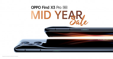 OPPO Find X3 Pro 5G Mid Year Sale ลดแรงยิ่งใหญ่กลางปี! เป็นเจ้าของง่ายขึ้นด้วยส่วนลดสูงสุด 18,000 บาท!