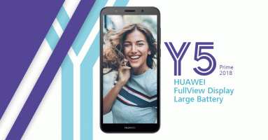 Huawei Y5 Prime 2018 สมาร์ทโฟนหน้าจอ FullView พร้อม Face Unlock ราคาเบาๆ 3,990 บาท