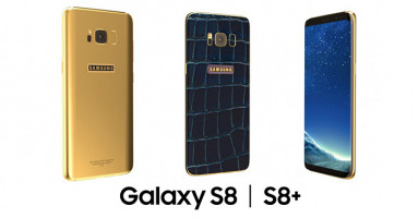 Samsung Galaxy S8 และ Galaxy S8+ เวอร์ชั่นสุดหรู ชุบทองคำ แถมฝังเพชร