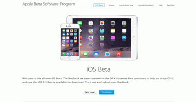 แอปเปิ้ลปล่อย iOS 8.3 Public Beta ให้ผู้ใช้งานเข้าร่วมทดสอบเวอร์ชั่นทดลองได้แล้ว
