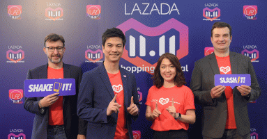 ลาซาด้า เปิดเทศกาลช้อปปิ้งที่ใหญ่ที่สุดในประเทศไทย วันเดียวแห่งปี "Lazada 11.11 Shopping Festival"