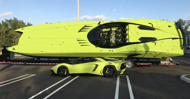 Lamborghini Speedboat มันคือ Aventador แห่งสายน้ำ 1,350 แรงม้า!