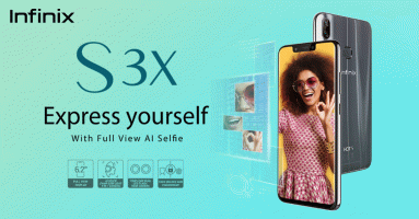 Infinix S3x สมาร์ทโฟนหน้าจอ Full View มาพร้อมกล้องหน้า AI Selfie และแบตเตอรี่ความจุสูง 4,000 mAh