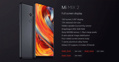 Xiaomi Mi Mix 2 สานต่อความสำเร็จอีกครั้งของสมาร์ทโฟนจอไร้ขอบ