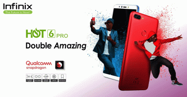 Infinix Hot 6 Pro สมาร์ทโฟนหน้าจอ 18:9 กล้องคู่ แบตเตอรี่ 4,000 mAh ในราคาเริ่มต้นเพียง 4,190 บาท