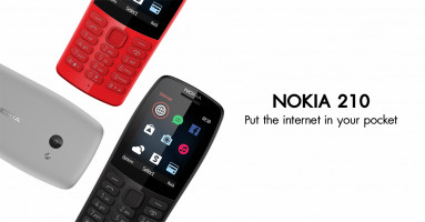 Nokia 210 ฟีเจอร์โฟนรุ่นใหม่ล่าสุดระดับแถวหน้า พร้อมความสามารถในการเชื่อมต่ออินเทอร์เน็ต