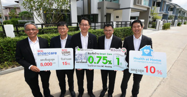 กสิกรไทย ร่วมกับ เอ็น ซี เฮ้าส์ซิ่ง จัดแคมเปญสินเชื่อบ้าน Smart Care ดอกเบี้ย 0.75% นาน 1 ปี