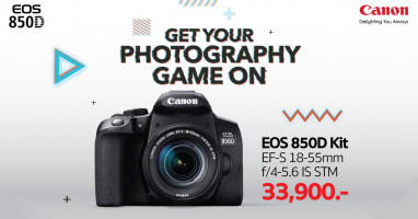 Canon EOS 850D กล้อง DSLR เอาใจผู้ใช้งานกึ่งมืออาชีพ ตอบโจทย์ทุกฟังก์ชั่นการใช้งาน ในราคา 33,900.-
