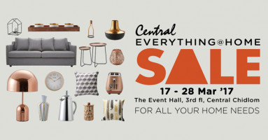 Central Everything @ Home Sale 17-28 มี.ค. นี้ The Event Hall เซ็นทรัลชิดลม