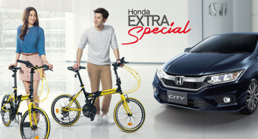 Honda Extra Special ออกรถฮอนด้าทุกรุ่นภายใน 31 มี.ค.60 รับจักรยานพับ "โมดูโล" ฟรี
