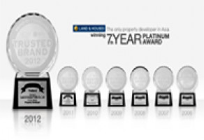 แลนด์ แอนด์ เฮ้าส์ รับรางวัล Trusted Brand 2012