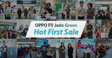OPPO F9 สีใหม่ Jade Green Limited Edition กระแสแรงเกินคาด!  บรรยากาศวัน First sale สุดคึกคัก