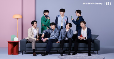 7 หนุ่ม BTS เซอไพรซ์เหล่า A.R.M.Y. กลางงานเปิดตัว "Samsung Galaxy S20 FE" สมาร์ทโฟนรุ่นใหม่ล่าสุด