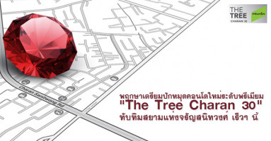 พฤกษาเตรียมปักหมุดคอนโดใหม่ ระดับพรีเมียม "The Tree Charan 30" ทับทิมสยามแห่งจรัญสนิทวงศ์ เร็วๆ นี้