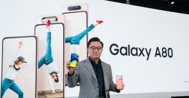 Samsung Galaxy A80 สมาร์ทโฟนกล้อง Pop-Up ผสม Rotating สุดล้ำ ความละเอียด 48MP พร้อม TOF