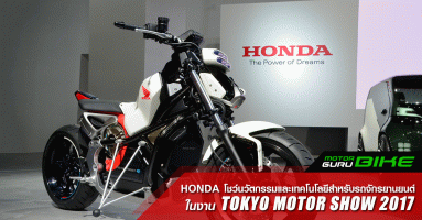 Honda เปิดตัวนวัตกรรมการขับขี่ และเทคโนโลยีสำหรับรถจักรยานยนต์ ใน Tokyo Motor Show 2017