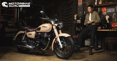 New Honda GB350C รถจักรยานยนต์บิ๊กไบค์คลาสสิกสไตล์เรโทรที่มีนิยามใหม่ของความเท่เหนือกาลเวลา ในราคา 155,900 บาท