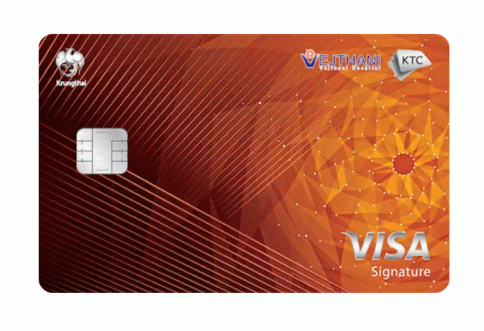 บัตรเครดิต KTC - VEJTHANI HOSPITAL VISA SIGNATURE-บัตรกรุงไทย (KTC)