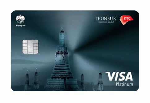บัตรเครดิต KTC - THONBURI AUTO VISA PLATINUM-บัตรกรุงไทย (KTC)