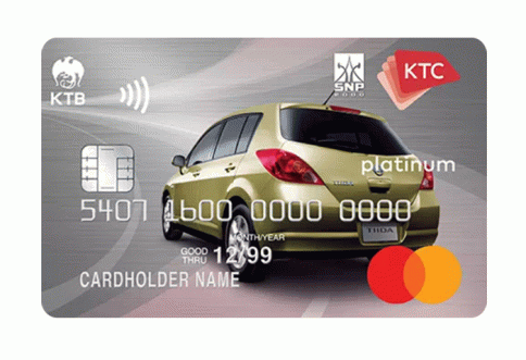 บัตรเครดิต KTC - SNP2000 PLATINUM MASTERCARD-บัตรกรุงไทย (KTC)