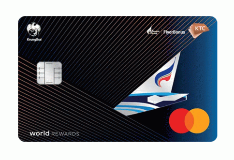 บัตรเครดิต KTC - BANGKOK AIRWAYS WORLD REWARDS MASTERCARD-บัตรกรุงไทย (KTC)