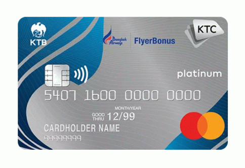 บัตรเครดิต KTC - BANGKOK AIRWAYS PLATINUM MASTERCARD-บัตรกรุงไทย (KTC)