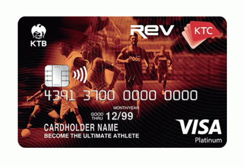 บัตรเครดิต KTC - REV Visa Platinum-บัตรกรุงไทย (KTC)