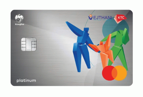บัตรเครดิต KTC - VEJTHANI HOSPITAL PLATINUM MASTERCARD-บัตรกรุงไทย (KTC)