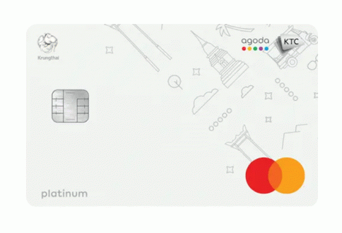 บัตรเครดิต KTC - AGODA PLATINUM MASTERCARD-บัตรกรุงไทย (KTC)