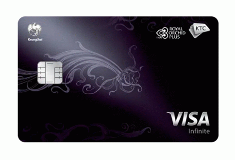 บัตรเครดิต KTC - ROYAL ORCHID PLUS VISA INFINITE-บัตรกรุงไทย (KTC)