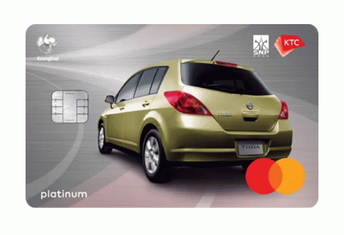 บัตรเครดิต KTC - SNP2000 PLATINUM MASTERCARD-บัตรกรุงไทย (KTC)