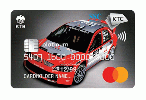 บัตรเครดิต KTC - SSC PLATINUM MASTERCARD-บัตรกรุงไทย (KTC)