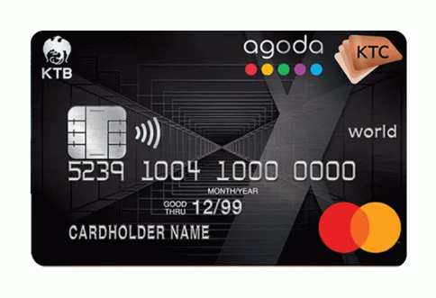 KTC X - AGODA WORLD REWARDS MASTERCARD-บัตรกรุงไทย (KTC)