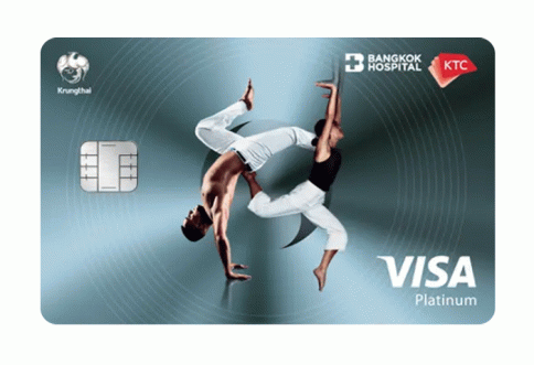 บัตรเครดิต KTC - BANGKOK HOSPITAL GROUP VISA PLATINUM-บัตรกรุงไทย (KTC)