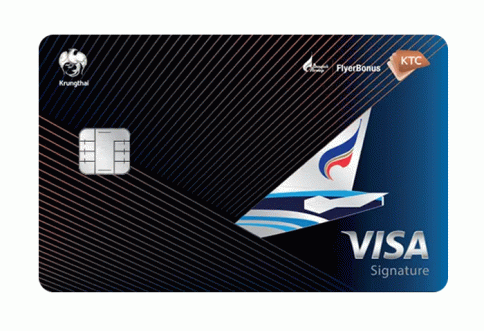 บัตรเครดิต KTC - BANGKOK AIRWAYS VISA SIGNATURE-บัตรกรุงไทย (KTC)
