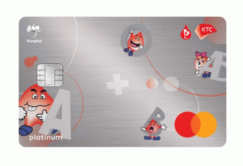 บัตรเครดิต KTC - THAI RED CROSS NATIONAL BLOOD CENTRE PLATINUM MASTERCARD-บัตรกรุงไทย (KTC)