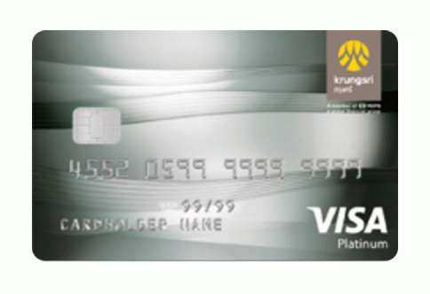 บัตรเครดิต กรุงศรี แพลทินัม (Krungsri Platinum Credit Card)-บัตรกรุงศรีอยุธยา (Krungsri)