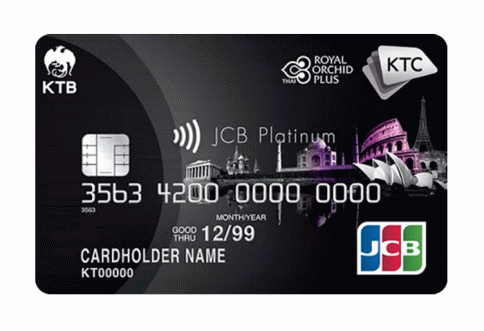 บัตรเครดิต KTC - Royal Orchid Plus JCB Platinum-บัตรกรุงไทย (KTC)