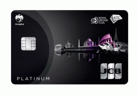 บัตรเครดิต KTC - ROYAL ORCHID PLUS JCB PLATINUM-บัตรกรุงไทย (KTC)