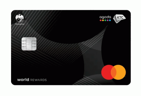 บัตรเครดิต KTC - AGODA WORLD REWARDS MASTERCARD-บัตรกรุงไทย (KTC)