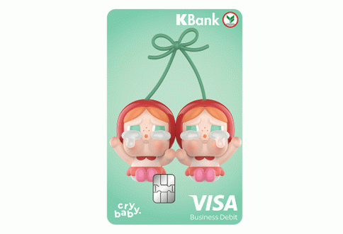 บัตรเดบิต CRYBABY แม็กซ์พลัส กสิกรไทย-ธนาคารกสิกรไทย (KBANK)