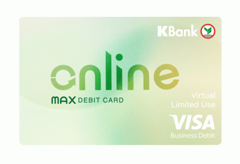 บัตรเดบิต K Online Max-ธนาคารกสิกรไทย (KBANK)