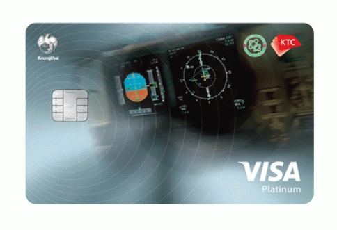 บัตรเครดิต KTC - THAI PILOT ASSOCIATION VISA PLATINUM-บัตรกรุงไทย (KTC)
