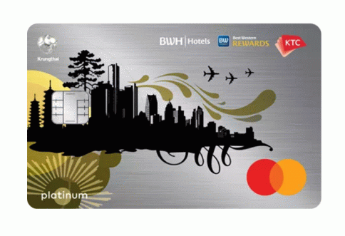 บัตรเครดิต KTC - BEST WESTERN PLATINUM MASTERCARD-บัตรกรุงไทย (KTC)